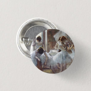 Chapa Redonda De 2,5 Cm Bailarines Edgar Degas