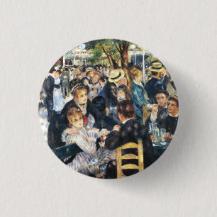 Chapa Redonda De 2,5 Cm Ball at the Moulin de la Galette Party Renoir