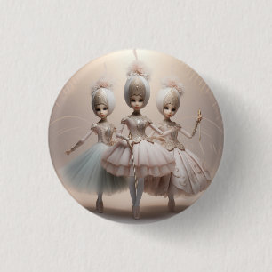 Chapa Redonda De 2,5 Cm Ballet de Cascanueces Moda-Bailarines Árabes