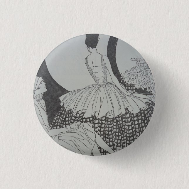 Chapa Redonda De 2,5 Cm Ballgown (Anverso)