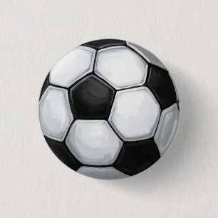 Chapa Redonda De 2,5 Cm Balón de fútbol