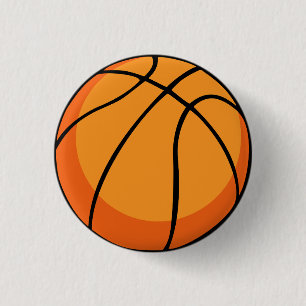 Chapa Redonda De 2,5 Cm Baloncesto