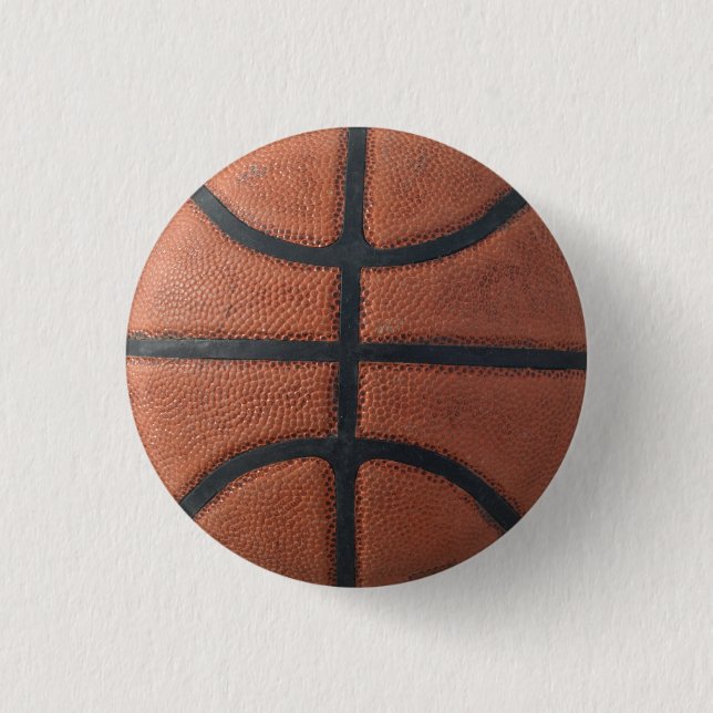 Chapa Redonda De 2,5 Cm Baloncesto redondo (Anverso)