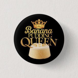 Chapa Redonda De 2,5 Cm Banana Pudding Queen Ultimate diseño para postre