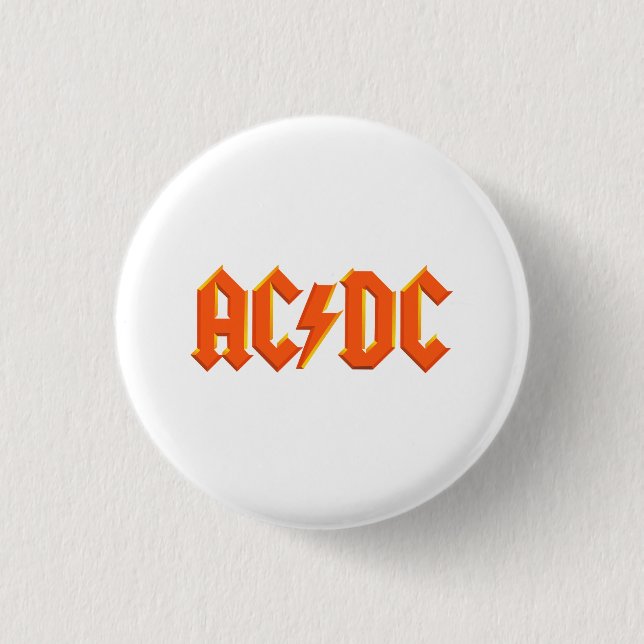 Chapa Redonda De 2,5 Cm Banda de música ACDC (Anverso)