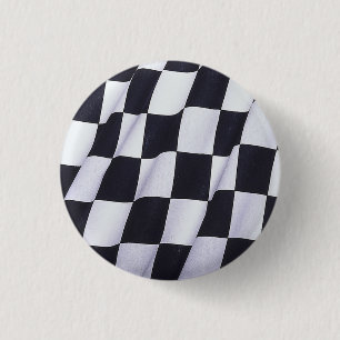 Chapa Redonda De 2,5 Cm Bandera a cuadros