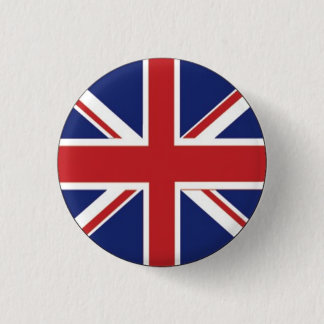 Chapa Redonda De 2,5 Cm Bandera británica