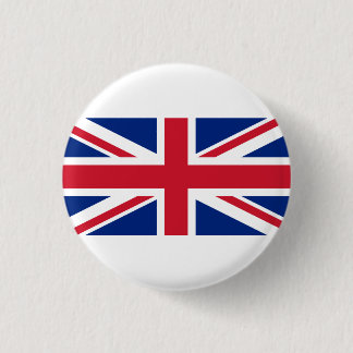 Chapa Redonda De 2,5 Cm Bandera británica, bandera de Irlanda del Norte