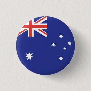Chapa Redonda De 2,5 Cm Bandera de Australia