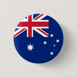 Chapa Redonda De 2,5 Cm Bandera de Australia