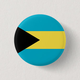 Chapa Redonda De 2,5 Cm Bandera de Bahamas
