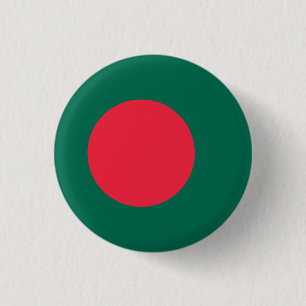 Chapa Redonda De 2,5 Cm Bandera de Bangladesh