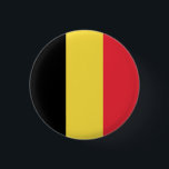 Chapa Redonda De 2,5 Cm Bandera de Bélgica<br><div class="desc">Bandera de Bélgica</div>