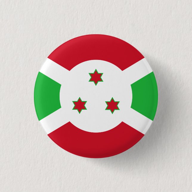 Chapa Redonda De 2,5 Cm Bandera de Burundi (Anverso)