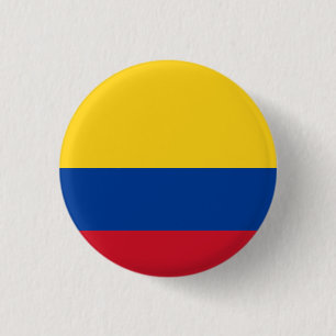 Chapa Redonda De 2,5 Cm Bandera de Colombia (Colombia)