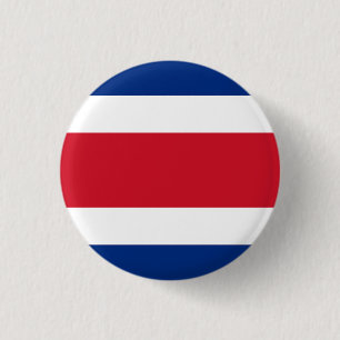 Chapa Redonda De 2,5 Cm Bandera de Costa Rica