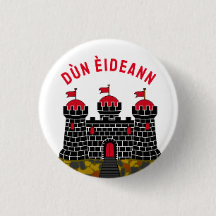 Chapa Redonda De 2,5 Cm Bandera de Edimburgo - ESCOCIA