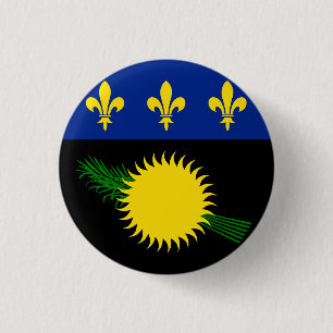 Chapa Redonda De 2,5 Cm Bandera de Guadalupe