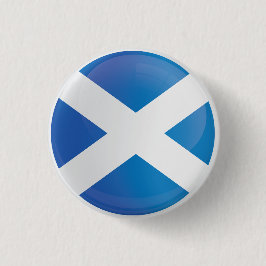 Chapa Redonda De 2,5 Cm Bandera de iconos de la ronda de Escocia