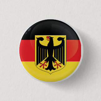 Chapa Redonda De 2,5 Cm Bandera de iconos redondos de Alemania