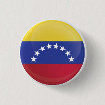 Bandera de iconos redondos de Venezuela