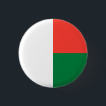 Chapa Redonda De 2,5 Cm Bandera de Madagascar<br><div class="desc">Bandera patriótica de Madagascar.</div>