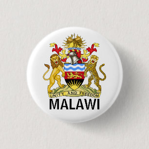 Chapa Redonda De 2,5 Cm Bandera de Malawi
