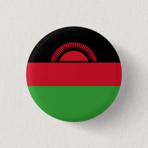 Chapa Redonda De 2,5 Cm Bandera de Malawi, bandera de Malawi