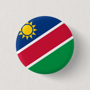 Chapa Redonda De 2,5 Cm Bandera de Namibia