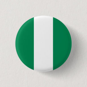 Chapa Redonda De 2,5 Cm Bandera de Nigeria