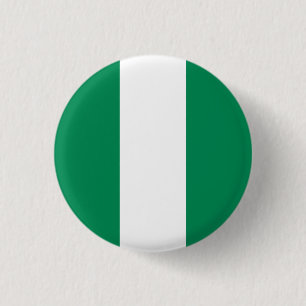 Chapa Redonda De 2,5 Cm Bandera de Nigeria