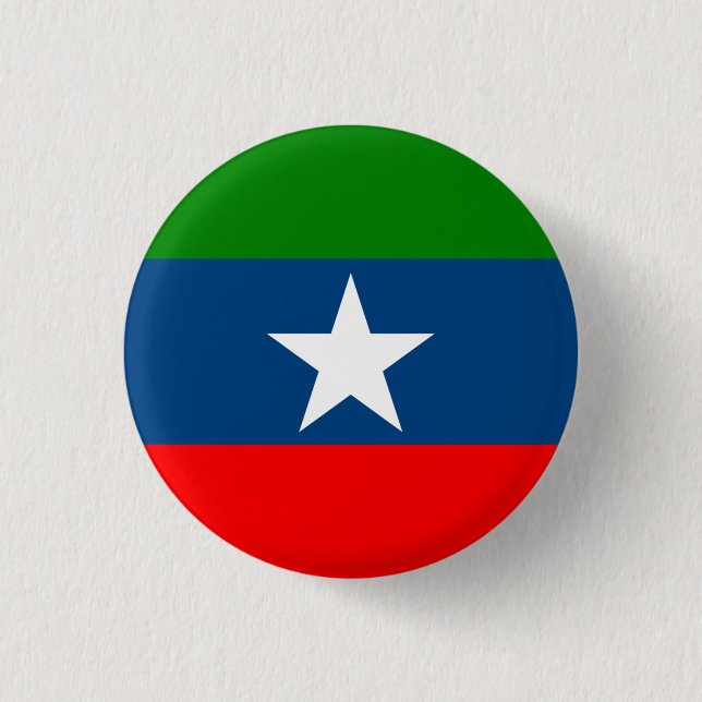 Chapa Redonda De 2,5 Cm Bandera de Ogaden (Anverso)