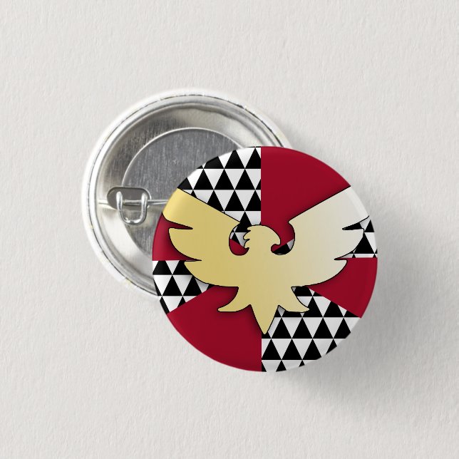 Chapa Redonda De 2,5 Cm Bandera de Orgullo Drag (Anverso y reverso)