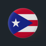 Chapa Redonda De 2,5 Cm Bandera de Puerto Rico<br><div class="desc">La bandera de Puerto Rico</div>