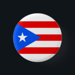 Chapa Redonda De 2,5 Cm Bandera de Puerto Rico<br><div class="desc">Bandera de Puerto Rico</div>
