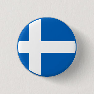 Chapa Redonda De 2,5 Cm Bandera de Shetland