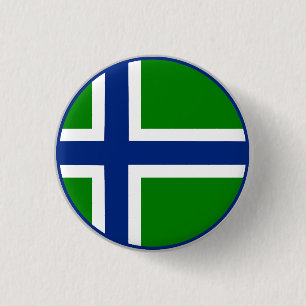 Chapa Redonda De 2,5 Cm Bandera de South Uist