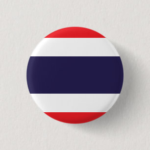 Chapa Redonda De 2,5 Cm Bandera de Tailandia