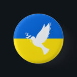Chapa Redonda De 2,5 Cm Bandera de Ucrania - Paloma de paz - Paz - Liberta<br><div class="desc">Ucrania - Paz - Bandera ucraniana - Apoyo a la libertad - Solidaridad - Juntos fuertes - ¡Victoria de la libertad! Hagamos del mundo un lugar mejor - ¡todos juntos! Un mundo mejor comienza - depende - ¡los necesita también! Puede transferir a más de 1000 productos Zazzle. Redimensionar y mover...</div>