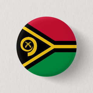 Chapa Redonda De 2,5 Cm Bandera de Vanuatu