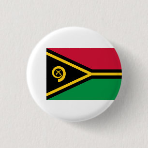 Chapa Redonda De 2,5 Cm Bandera de Vanuatu, Bandera de Vanuatu