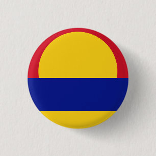 Chapa Redonda De 2,5 Cm Bandera del atolón de Palmira