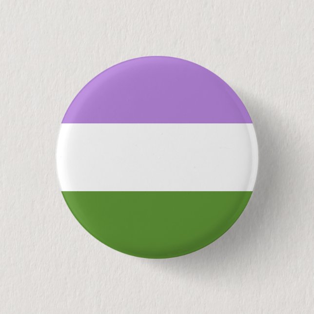 Chapa Redonda De 2,5 Cm bandera del genderqueer (Anverso)