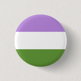 Chapa Redonda De 2,5 Cm bandera del genderqueer