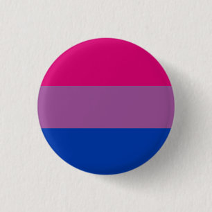 Chapa Redonda De 2,5 Cm Bandera del Orgullo Bisexual