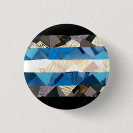 Chapa Redonda De 2,5 Cm Bandera del Orgullo Demiboy