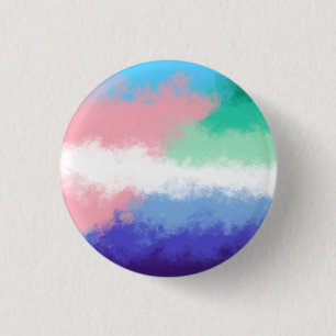 Chapa Redonda De 2,5 Cm bandera del orgullo gay transgénero prin
