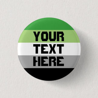 Chapa Redonda De 2,5 Cm Bandera del orgullo romántico