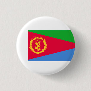 Chapa Redonda De 2,5 Cm Bandera eritrea, Bandera de Eritrea