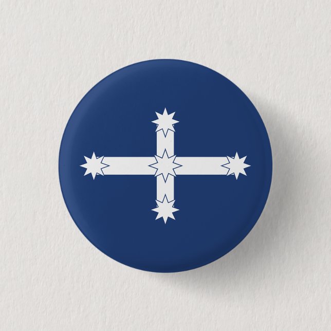 Chapa Redonda De 2,5 Cm Bandera Eureka (Anverso)